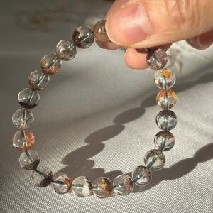 7 mm general nature Chic Earthy Beaded Bracelet
(With certificate)